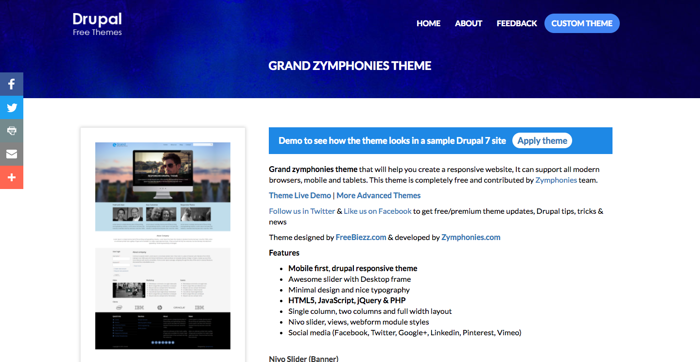 Drupal Free Themes The Best Way To Search Drupal Themes Ever 